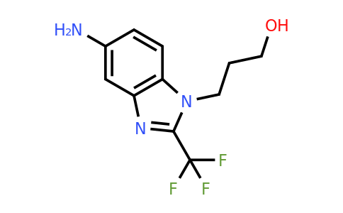 942357-57-5 | 3-(5-Amino-2-(trifluoromethyl)-1H-benzo[d]imidazol-1-yl)propan-1-ol