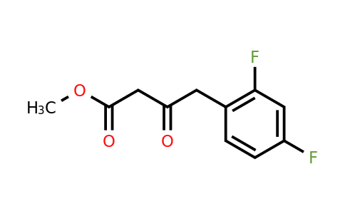 942475-04-9 | Methyl 4-(2,4-difluorophenyl)-3-oxobutanoate