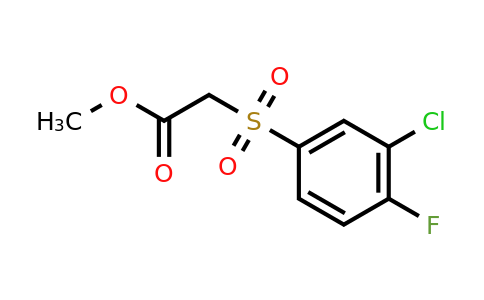 942905-03-5 | Methyl 2-((3-chloro-4-fluorophenyl)sulfonyl)acetate