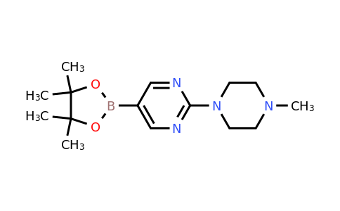 942922-07-8 | 2-(4-Methylpiperazin-1-yl)-5-(4,4,5,5-tetramethyl-1,3,2-dioxaborolan-2-yl)pyrimidine