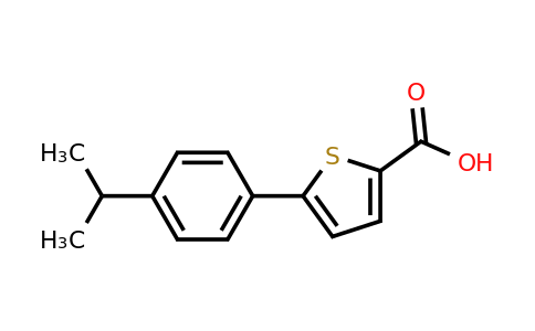 943115-91-1 | 5-(4-Isopropylphenyl)thiophene-2-carboxylic acid