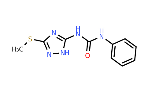 3-[3-(Methylsulfanyl)-1H-1,2,4-triazol-5-yl]-1-phenylurea