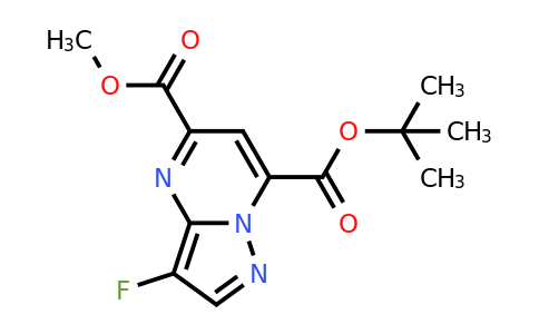 943845-95-2 | O7-tert-butyl O5-methyl 3-fluoropyrazolo[1,5-a]pyrimidine-5,7-dicarboxylate