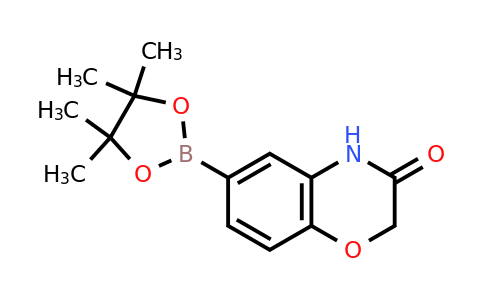 943994-02-3 | 6-(4,4,5,5-Tetramethyl-1,3,2-dioxaborolan-2-yl)-2H-benzo[b][1,4]oxazin-3(4H)-one
