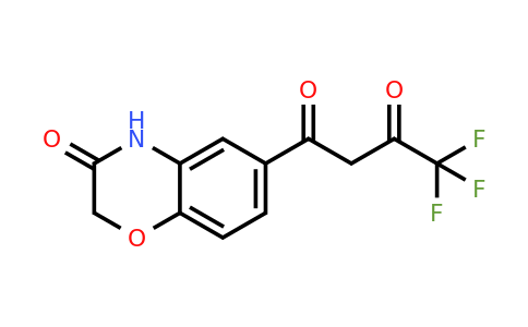 943994-23-8 | 4,4,4-Trifluoro-1-(3-oxo-3,4-dihydro-2H-benzo[b][1,4]oxazin-6-yl)butane-1,3-dione