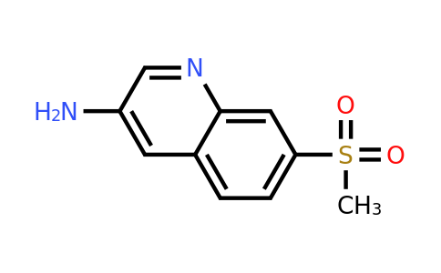 944401-82-5 | 7-(Methylsulfonyl)quinolin-3-amine