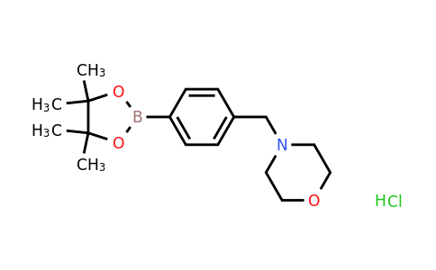 4-(4-(4,4,5,5-Tetramethyl-1,3,2-dioxaborolan-2-yl)benzyl)morpholine hydrochloride