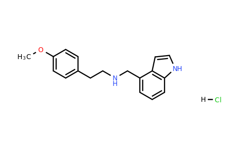944897-31-8 | N-((1H-indol-4-yl)methyl)-2-(4-methoxyphenyl)ethan-1-amine hydrochloride