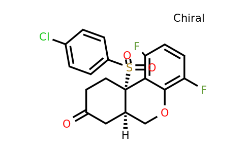 944945-07-7 | (6aR,10aS)-10a-(4-chlorophenylsulfonyl)-1,4-difluoro-6a,7,10,10a-tetrahydro-6H-benzo[c]chromen-8(9H)-one
