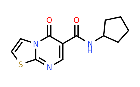 945131-21-5 | n-Cyclopentyl-5-oxo-5h-thiazolo[3,2-a]pyrimidine-6-carboxamide