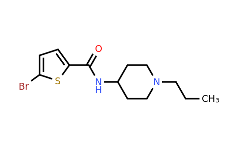 945139-42-4 | 5-Bromo-N-(1-propylpiperidin-4-yl)thiophene-2-carboxamide