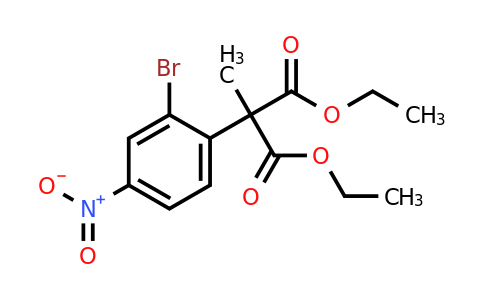 Diethyl 2-(2-bromo-4-nitrophenyl)-2-methylmalonate