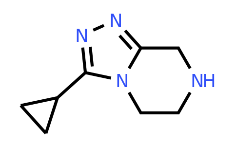 3-Cyclopropyl-5H,6H,7H,8H-[1,2,4]triazolo[4,3-a]pyrazine