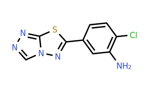 945363-74-6 | 5-([1,2,4]Triazolo[3,4-b][1,3,4]thiadiazol-6-yl)-2-chloroaniline