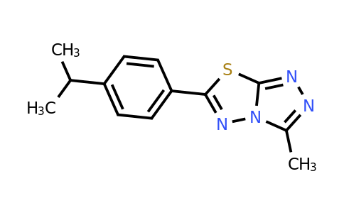 945369-42-6 | 6-(4-Isopropylphenyl)-3-methyl-[1,2,4]triazolo[3,4-b][1,3,4]thiadiazole