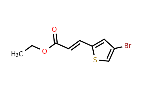 945589-08-2 | (E)-Ethyl 3-(4-bromothiophen-2-yl)acrylate