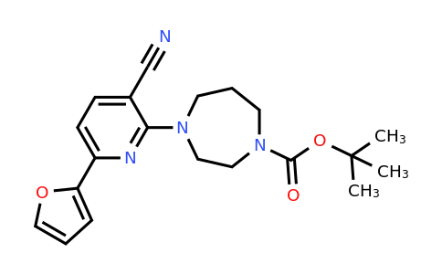 946385-66-6 | tert-Butyl 4-[3-cyano-6-(furan-2-yl)pyridin-2-yl]-1,4-diazepane-1-carboxylate