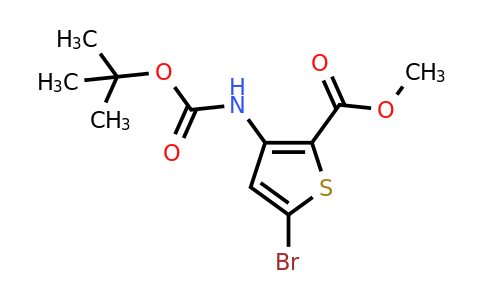 946604-99-5 | Methyl 5-bromo-3-((tert-butoxycarbonyl)amino)thiophene-2-carboxylate
