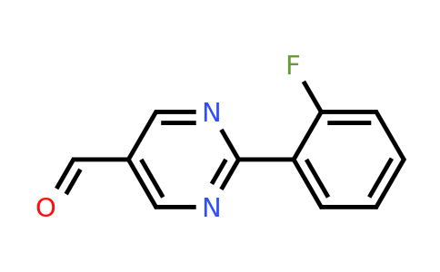 946707-17-1 | 2-(2-Fluorophenyl)pyrimidine-5-carboxaldehye