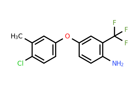 4-(4-Chloro-3-methylphenoxy)-2-(trifluoromethyl)aniline