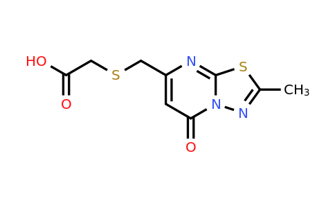 946744-58-7 | 2-(((2-Methyl-5-oxo-5h-[1,3,4]thiadiazolo[3,2-a]pyrimidin-7-yl)methyl)thio)acetic acid
