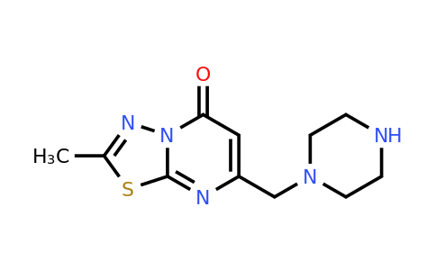 946784-40-3 | 2-Methyl-7-(piperazin-1-ylmethyl)-5H-[1,3,4]thiadiazolo[3,2-a]pyrimidin-5-one