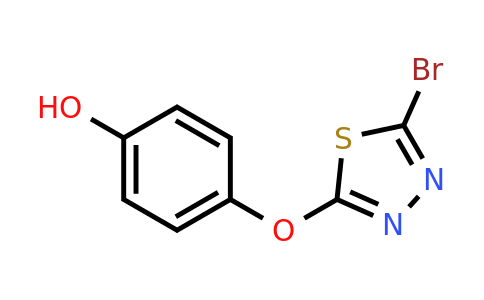 946884-41-9 | 4-((5-Bromo-1,3,4-thiadiazol-2-yl)oxy)phenol