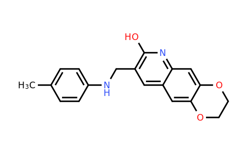 947018-69-1 | 8-((P-tolylamino)methyl)-2,3-dihydro-[1,4]dioxino[2,3-g]quinolin-7-ol