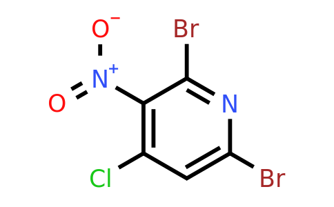 947144-60-7 | 2,6-Dibromo-4-chloro-3-nitropyridine