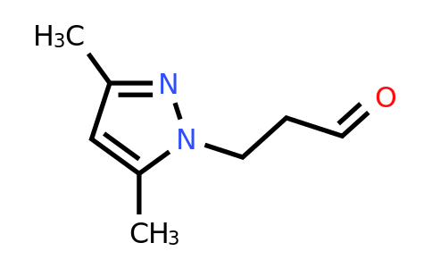 3-(3,5-dimethylpyrazol-1-yl)propanal