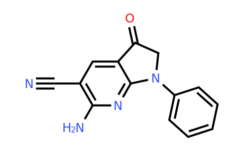 6-Amino-3-oxo-1-phenyl-2,3-dihydro-1h-pyrrolo[2,3-b]pyridine-5-carbonitrile