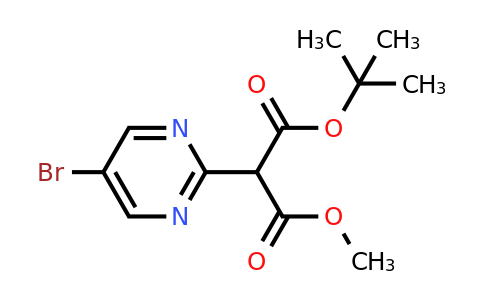 948594-79-4 | 1-(tert-Butyl) 3-methyl 2-(5-bromopyrimidin-2-yl)malonate