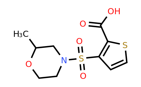 949824-85-5 | 3-((2-Methylmorpholino)sulfonyl)thiophene-2-carboxylic acid