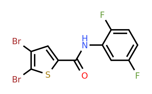 950021-33-7 | 4,5-Dibromo-N-(2,5-difluorophenyl)thiophene-2-carboxamide