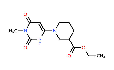 950275-83-9 | Ethyl 1-(1-methyl-2,6-dioxo-1,2,3,6-tetrahydropyrimidin-4-yl)piperidine-3-carboxylate