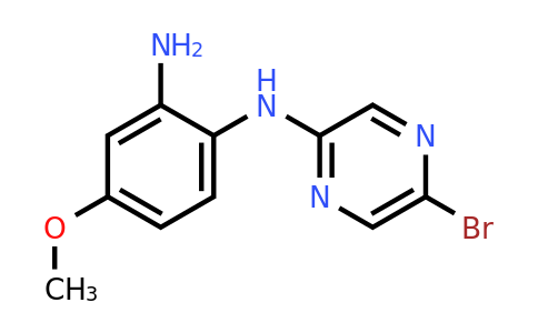 950845-96-2 | N1-(5-bromopyrazin-2-yl)-4-methoxybenzene-1,2-diamine