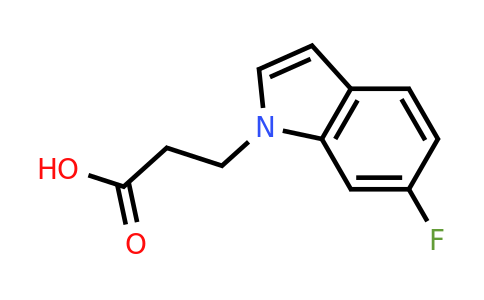 951626-41-8 | 3-(6-Fluoro-1h-indol-1-yl)propanoic acid