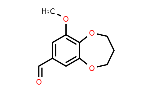 951796-54-6 | 9-Methoxy-3,4-dihydro-2H-benzo[b][1,4]dioxepine-7-carbaldehyde