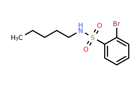 951883-99-1 | 2-Bromo-N-pentylbenzenesulfonamide