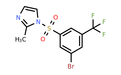 951884-57-4 | 1-((3-Bromo-5-(trifluoromethyl)phenyl)sulfonyl)-2-methyl-1H-imidazole