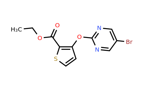 952182-83-1 | Ethyl 3-((5-bromopyrimidin-2-yl)oxy)thiophene-2-carboxylate