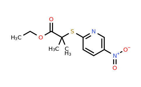 952183-11-8 | Ethyl 2-methyl-2-((5-nitropyridin-2-yl)thio)propanoate