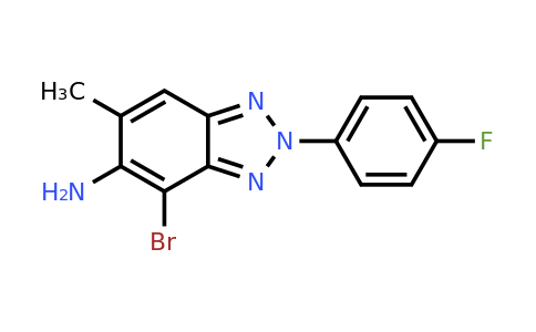 952948-67-3 | 4-Bromo-2-(4-fluorophenyl)-6-methyl-2H-benzo[d][1,2,3]triazol-5-amine
