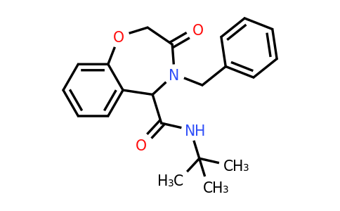 953058-32-7 | 4-Benzyl-N-(tert-butyl)-3-oxo-2,3,4,5-tetrahydrobenzo[f][1,4]oxazepine-5-carboxamide