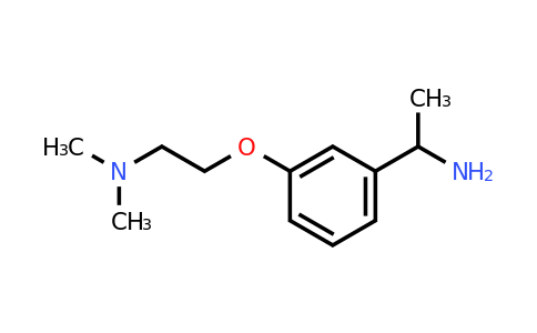 2-(3-(1-Aminoethyl)phenoxy)-N,N-dimethylethan-1-amine