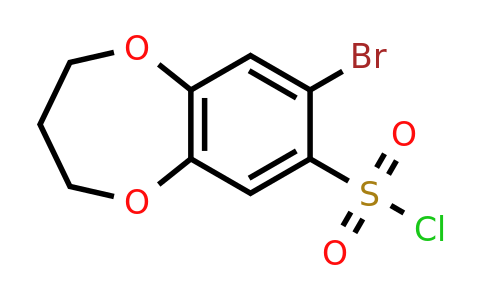 953740-14-2 | 8-Bromo-3,4-dihydro-2h-1,5-benzodioxepine-7-sulfonyl chloride