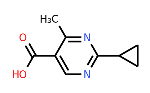 954233-05-7 | 2-Cyclopropyl-4-methylpyrimidine-5-carboxylic acid