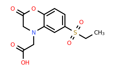 954263-08-2 | 2-[6-(ethanesulfonyl)-2-oxo-3,4-dihydro-2h-1,4-benzoxazin-4-yl]acetic acid