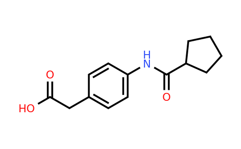 2-(4-Cyclopentaneamidophenyl)acetic acid
