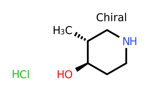 (3R,4R)-rel-3-Methylpiperidin-4-ol hydrochloride